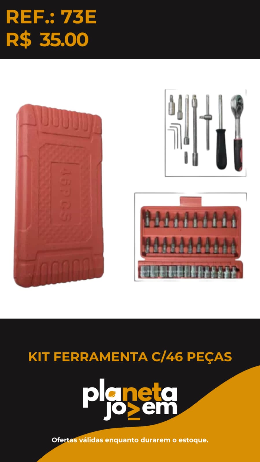 Kit Ferramenta C/46 PeçAs